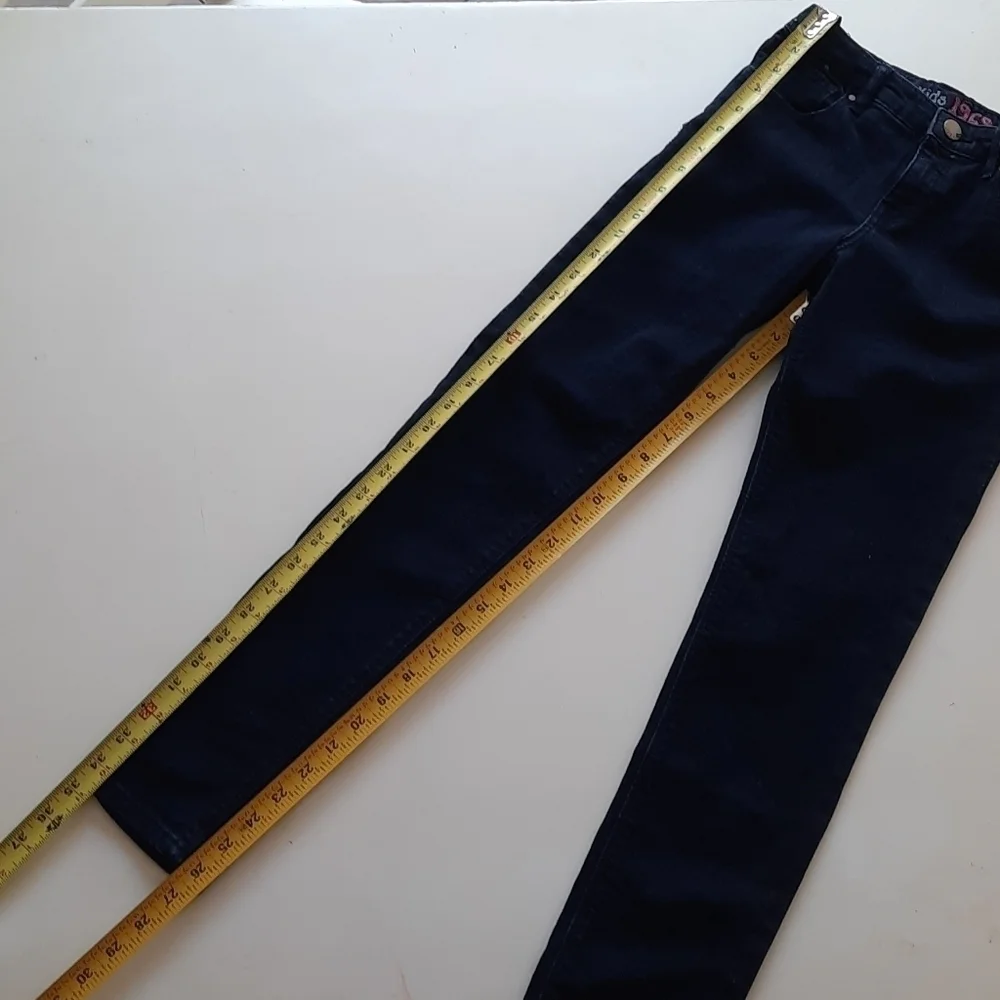 Gap Kids 12 Slim Super Skinny Denim Jeans Dark Wash Blue